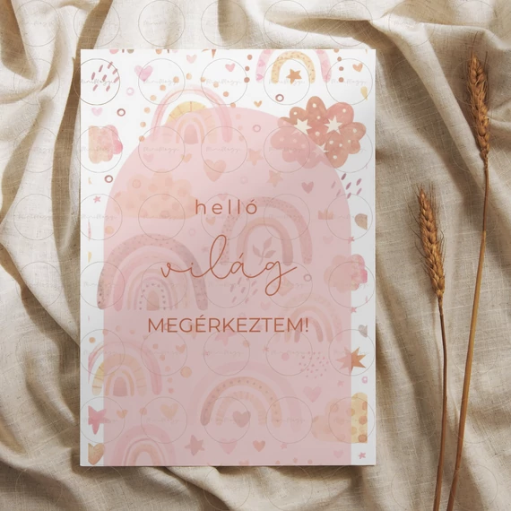 Mérföldkő Kártya - Szivárvány Kollekció